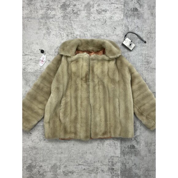 Vintage Made In England Faux Fur Tissavel Jacket - Picture 9 of 13